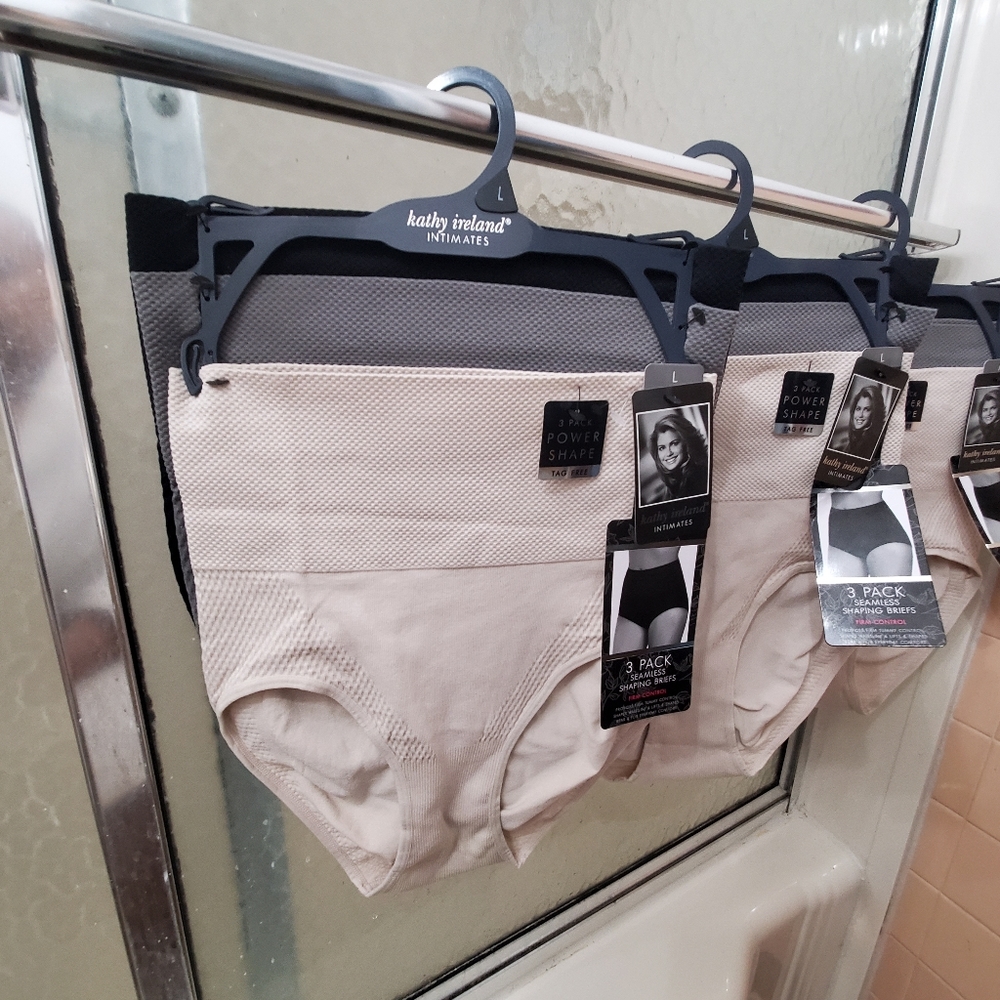 NWT Kathe Ireland Intimates; 3Pk PowerShape;TagFree; Hi Waist, Sz M & L $35 each